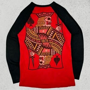 Y2K 2000s MCD Streetwear Ace Graphic Long Sleeve Shirt